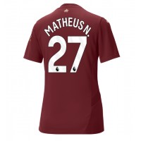 Manchester City Matheus Nunes #27 Kolmaspaita Naiset 2024-25 Lyhythihainen